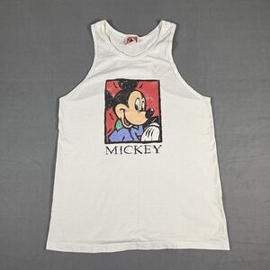 Vintage Disney Shirt Size Large Walt Disney World Tank Top Mickey Mouse‎ Designs